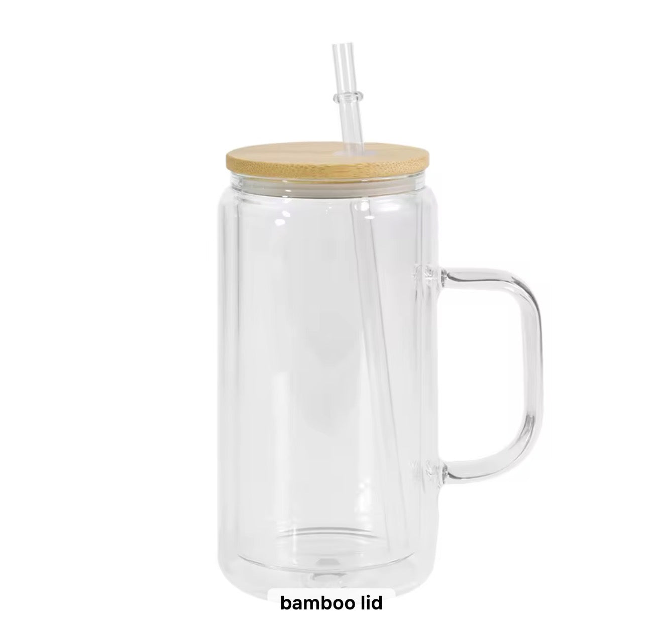 16oz Glass with handle